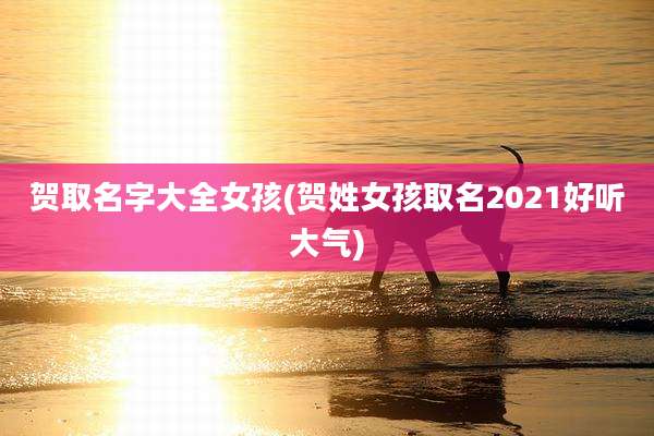 贺取名字大全女孩(贺姓女孩取名2021好听大气)