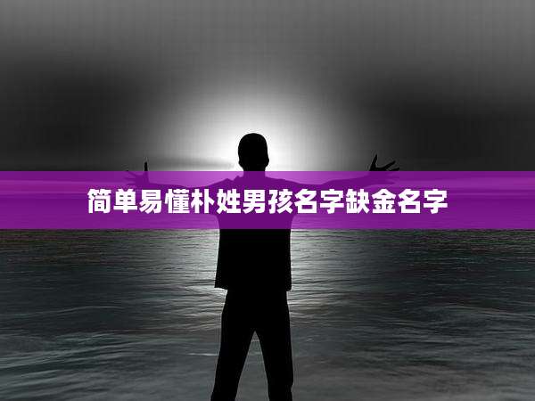 简单易懂朴姓男孩名字缺金名字