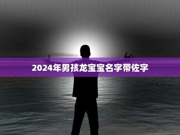 2024年男孩龙宝宝名字带佐字