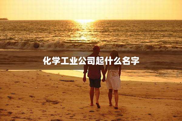 化学工业公司起什么名字