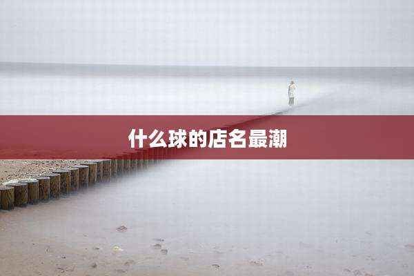 什么球的店名最潮