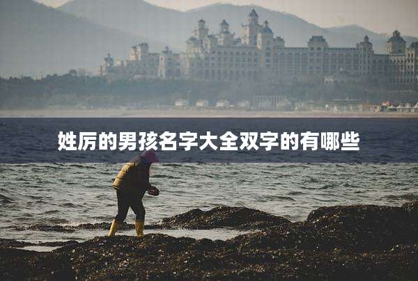 姓厉的男孩名字大全双字的有哪些