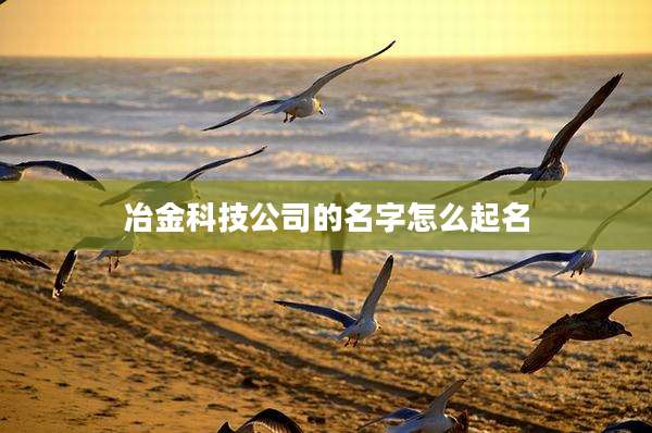 冶金科技公司的名字怎么起名
