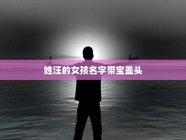 姓汪的女孩名字带宝盖头