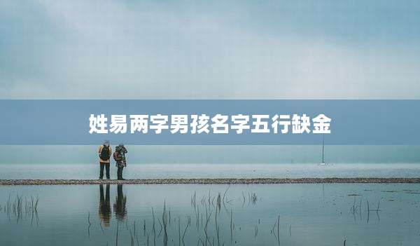 姓易两字男孩名字五行缺金