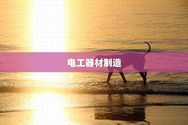 电工器材制造