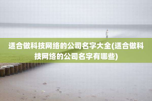 适合做科技网络的公司名字大全(适合做科技网络的公司名字有哪些)