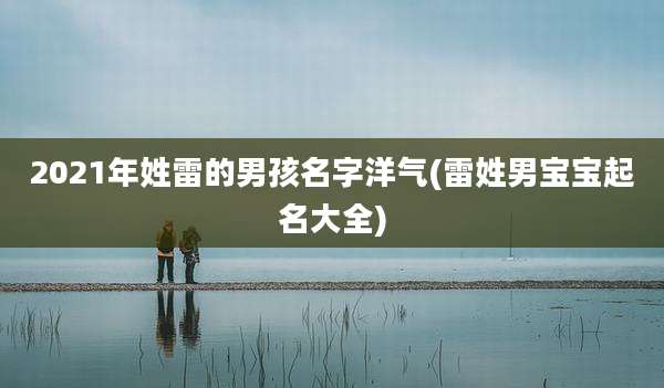 2021年姓雷的男孩名字洋气(雷姓男宝宝起名大全)