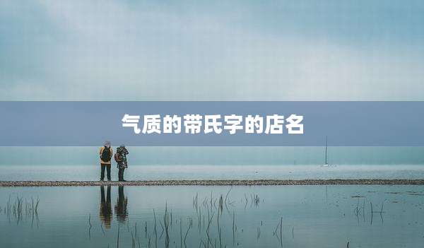 气质的带氏字的店名