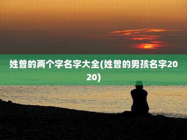 姓曾的两个字名字大全(姓曾的男孩名字2020)