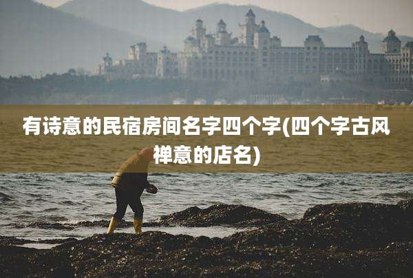 有诗意的民宿房间名字四个字(四个字古风禅意的店名)