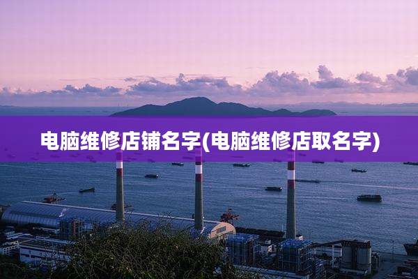 电脑维修店铺名字(电脑维修店取名字)
