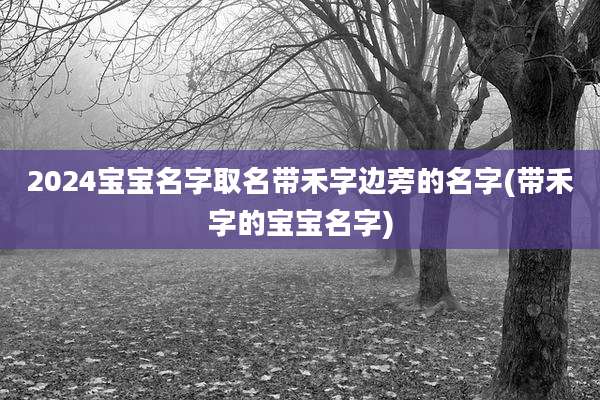 2024宝宝名字取名带禾字边旁的名字(带禾字的宝宝名字)