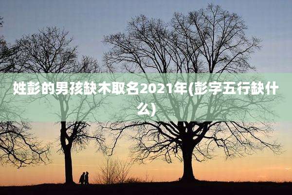 姓彭的男孩缺木取名2021年(彭字五行缺什么)