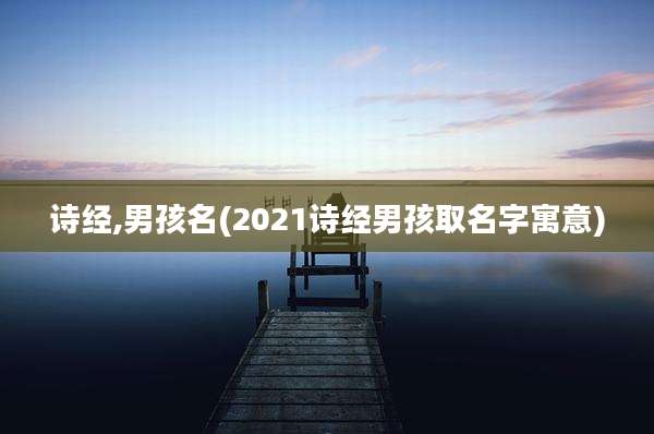 诗经,男孩名(2021诗经男孩取名字寓意)