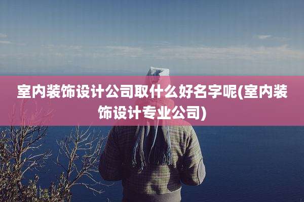 室内装饰设计公司取什么好名字呢(室内装饰设计专业公司)