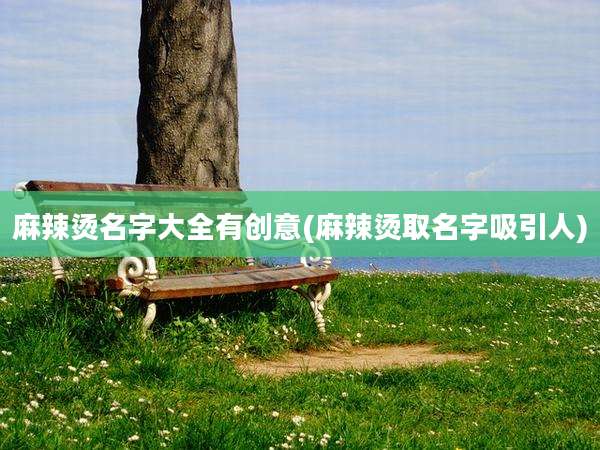 麻辣烫名字大全有创意(麻辣烫取名字吸引人)