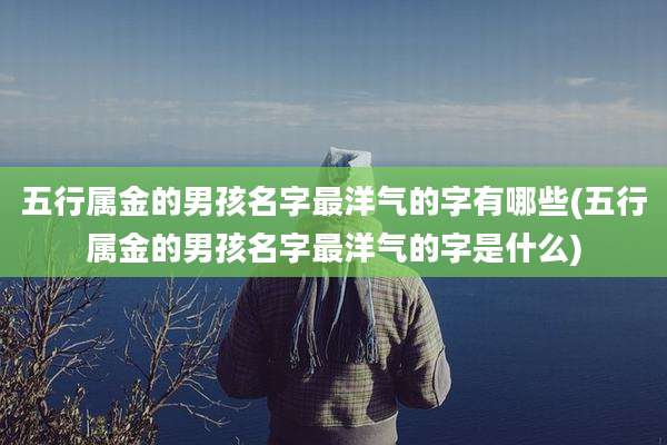 五行属金的男孩名字最洋气的字有哪些(五行属金的男孩名字最洋气的字是什么)