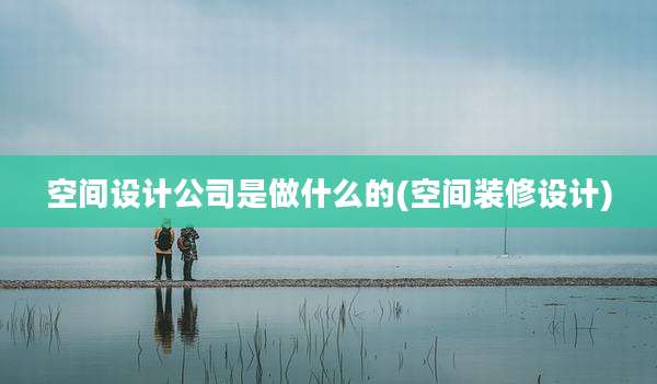 空间设计公司是做什么的(空间装修设计)