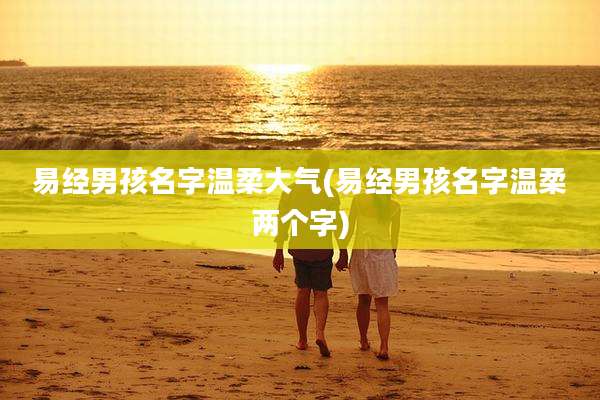 易经男孩名字温柔大气(易经男孩名字温柔两个字)