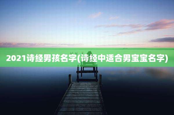 2021诗经男孩名字(诗经中适合男宝宝名字)