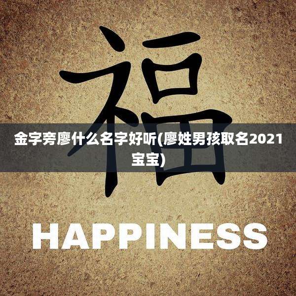 金字旁廖什么名字好听(廖姓男孩取名2021宝宝)