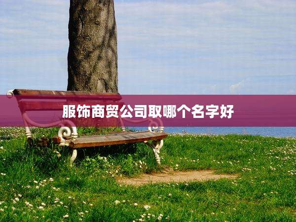 服饰商贸公司取哪个名字好
