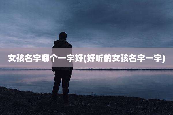 女孩名字哪个一字好(好听的女孩名字一字)