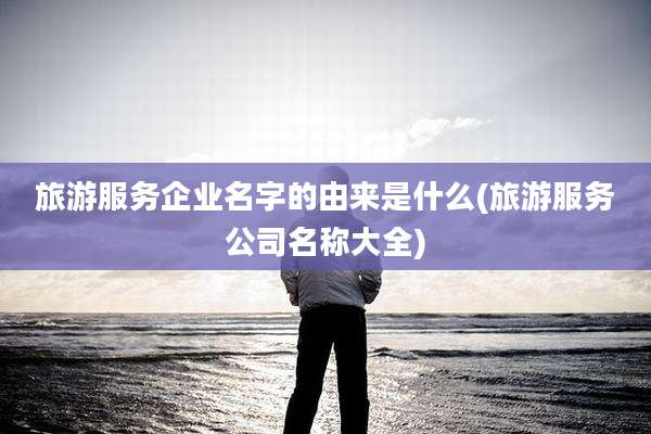 旅游服务企业名字的由来是什么(旅游服务公司名称大全)