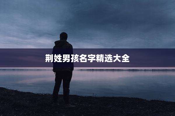 荆姓男孩名字精选大全