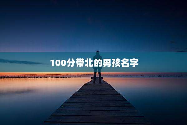 100分带北的男孩名字
