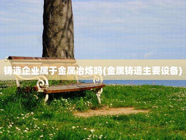 铸造企业属于金属冶炼吗(金属铸造主要设备)