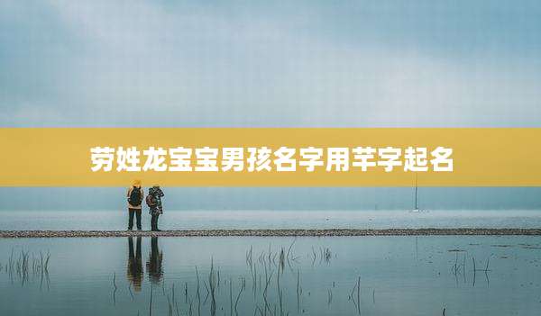 劳姓龙宝宝男孩名字用芊字起名