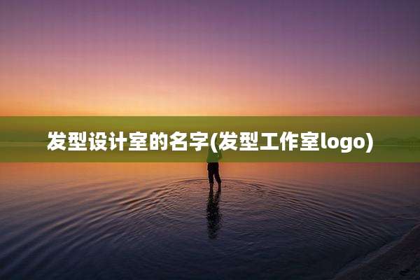 发型设计室的名字(发型工作室logo)