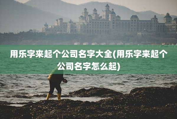 用乐字来起个公司名字大全(用乐字来起个公司名字怎么起)