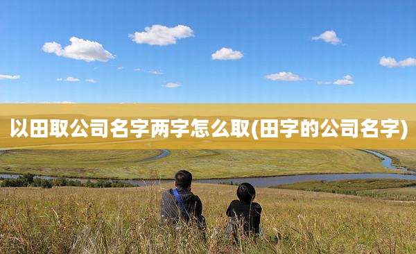 以田取公司名字两字怎么取(田字的公司名字)