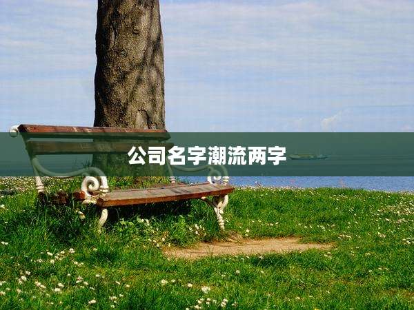 公司名字潮流两字