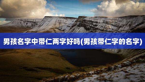 男孩名字中带仁两字好吗(男孩带仁字的名字)