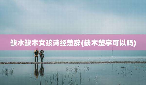缺水缺木女孩诗经楚辞(缺木楚字可以吗)