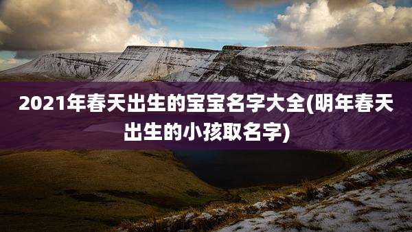 2021年春天出生的宝宝名字大全(明年春天出生的小孩取名字)