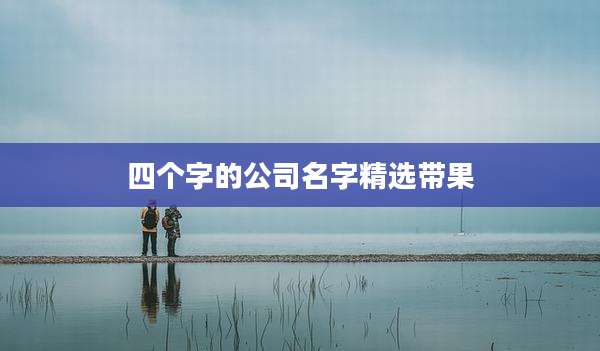 四个字的公司名字精选带果