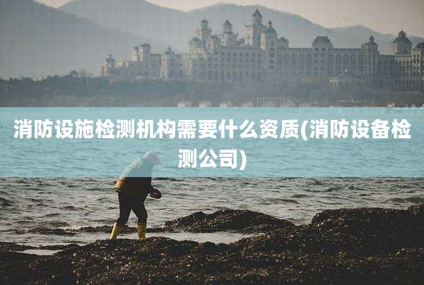 消防设施检测机构需要什么资质(消防设备检测公司)