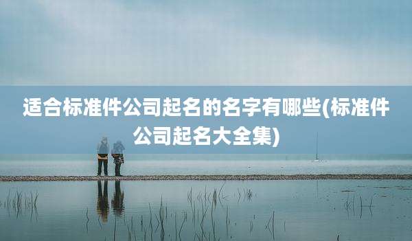 适合标准件公司起名的名字有哪些(标准件公司起名大全集)