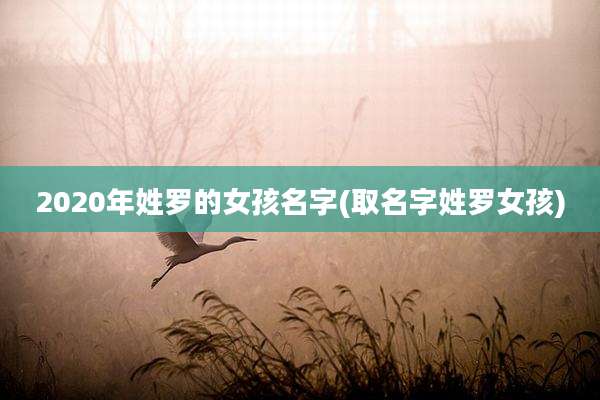 2020年姓罗的女孩名字(取名字姓罗女孩)