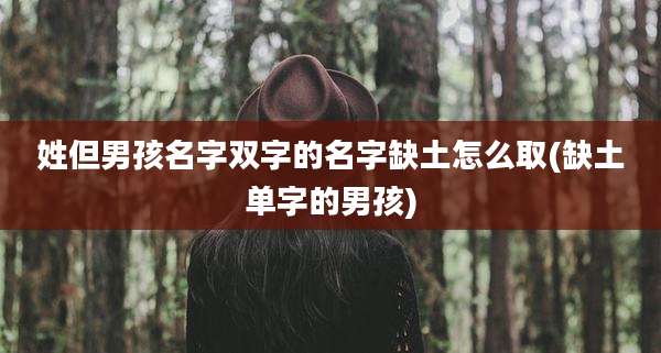 姓但男孩名字双字的名字缺土怎么取(缺土单字的男孩)