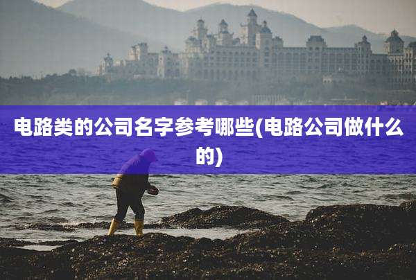 电路类的公司名字参考哪些(电路公司做什么的)