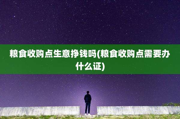 粮食收购点生意挣钱吗(粮食收购点需要办什么证)