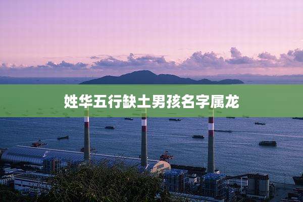 姓华五行缺土男孩名字属龙