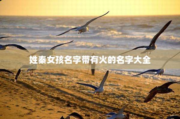 姓秦女孩名字带有火的名字大全