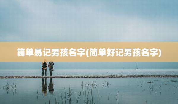 简单易记男孩名字(简单好记男孩名字)